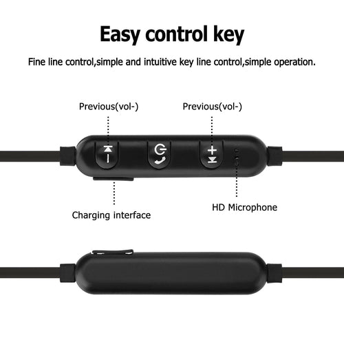 Wireless Bluetooth Sports Earphones – Lightweight Magnetic In‑Ear Headset