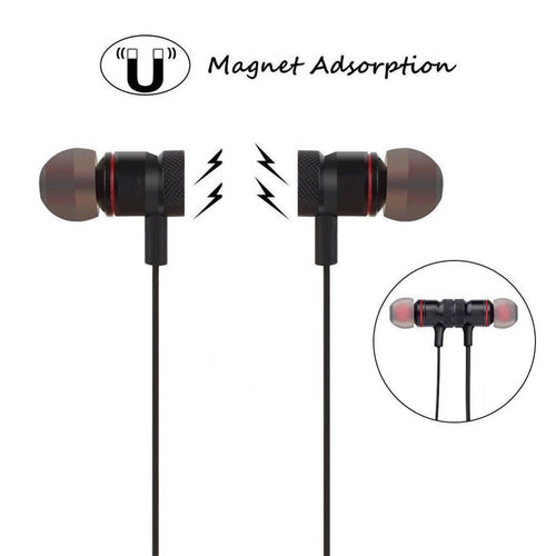 Wireless Bluetooth Sports Earphones – Lightweight Magnetic In‑Ear Headset