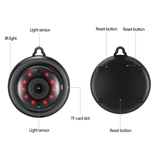1080P Mini WiFi Hidden Camera – Wireless IP Security Cam with Night Vision & Motion Alerts