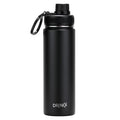 DRINCO® 22oz Stainless Steel Insulated Sport Bottle – Black